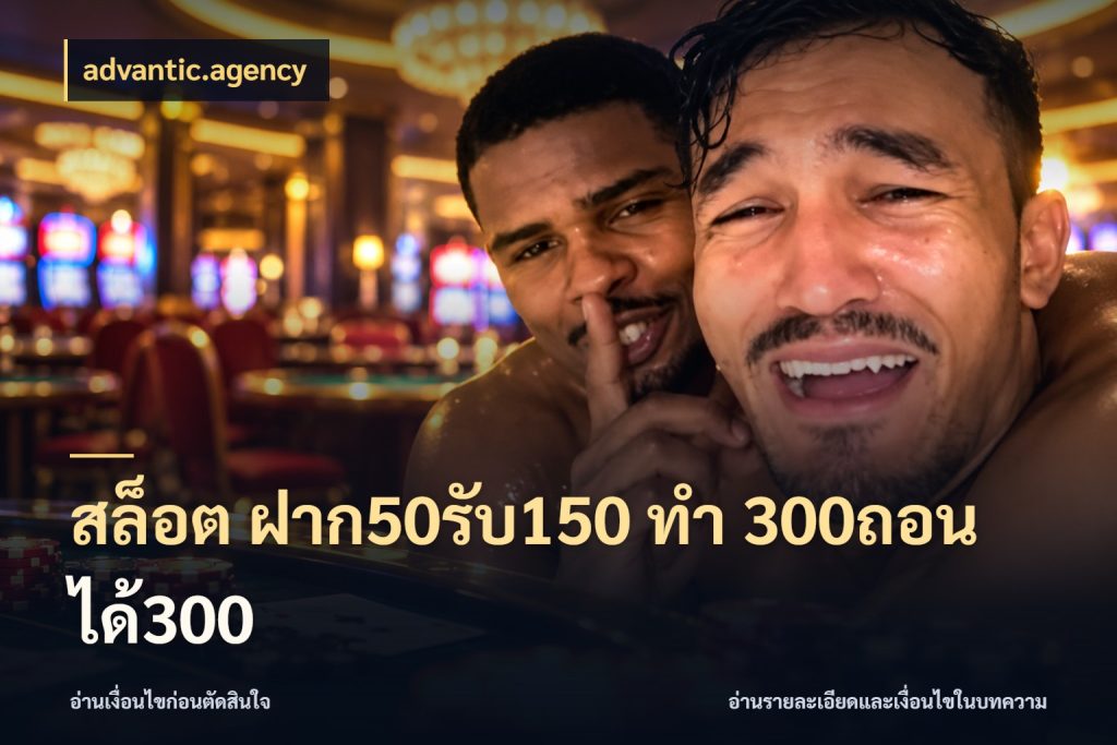 สล็อต ฝาก50รับ150 ทํา 300ถอนได้300 โปรยอดรับที่สายเกมสนใจ ในมุม advantic.agency