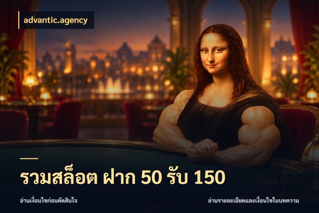 รวมสล็อต ฝาก 50 รับ 150 โปรยอดรับที่สายเกมสนใจ กับ advantic.agency