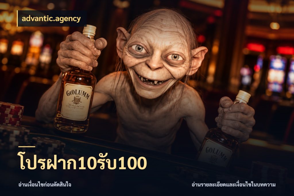 โปรฝาก10รับ100 จับประเด็นยอดรับก่อนเลือกความสนุก ในมุม advantic.agency