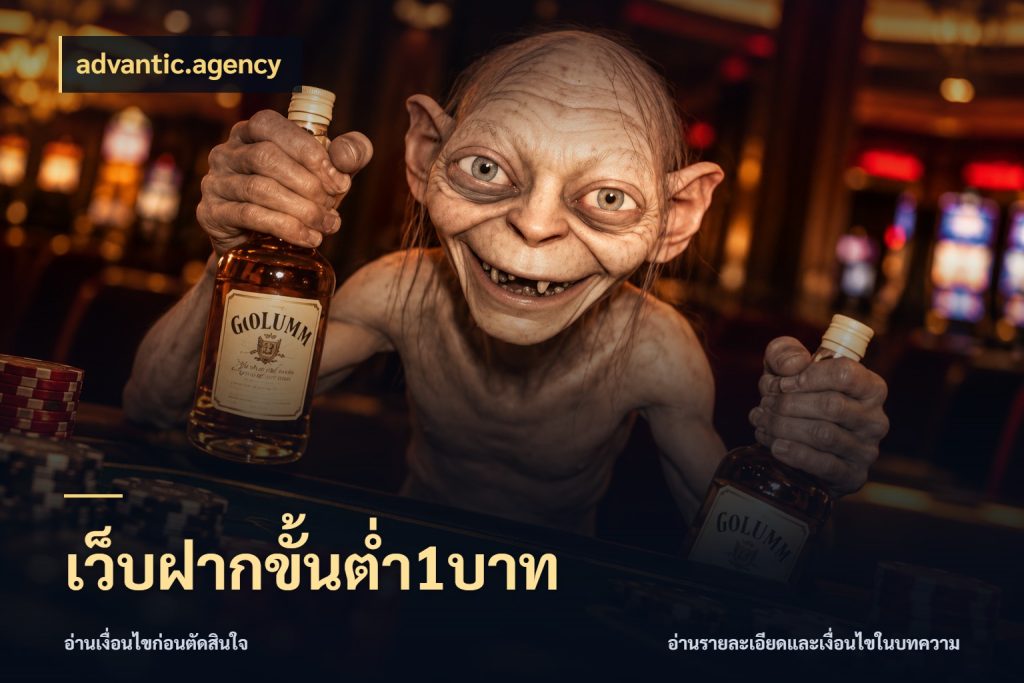 เว็บฝากขั้นต่ำ1บาท สายทุนน้อยเลือกความสนุกให้พอดี สไตล์ advantic.agency