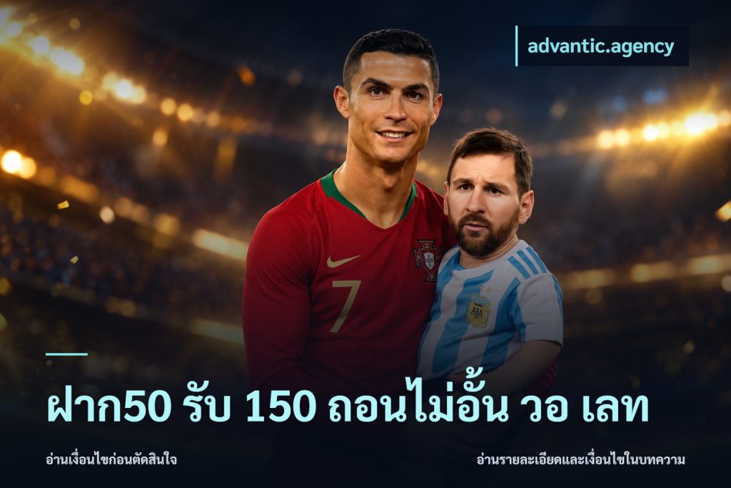 ฝาก50 รับ 150 ถอนไม่อั้น วอ เลท