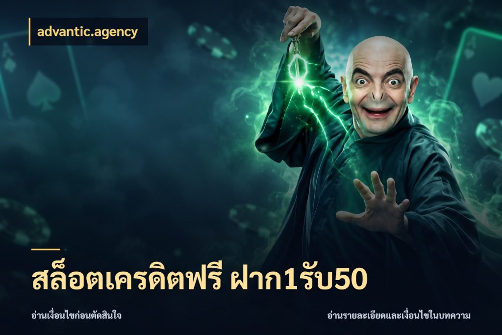สล็อตเครดิตฟรี ฝาก1รับ50 โปรยอดรับที่สายเกมสนใจ ในมุม advantic.agency