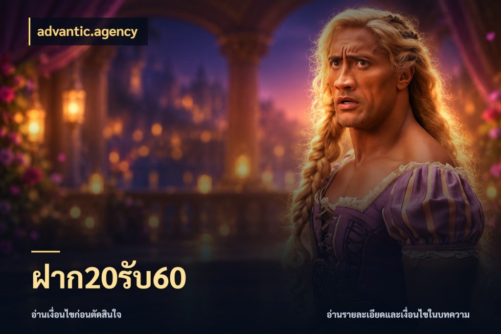 ฝาก20รับ60 เครดิตกับรูปแบบโปรที่ตรงใจ กับ advantic.agency