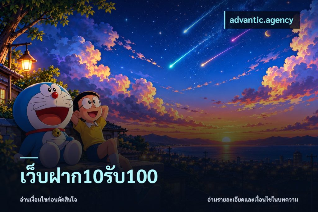 เว็บฝาก10รับ100