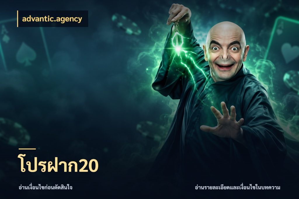 โปรฝาก20 เงินตั้งต้นกับความสนุกที่คุณกำหนด สไตล์ advantic.agency