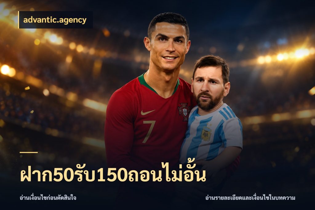 ฝาก50รับ150ถอนไม่อั้น advantic.agency จับคู่โบนัสกับสไตล์เกมที่ชอบ