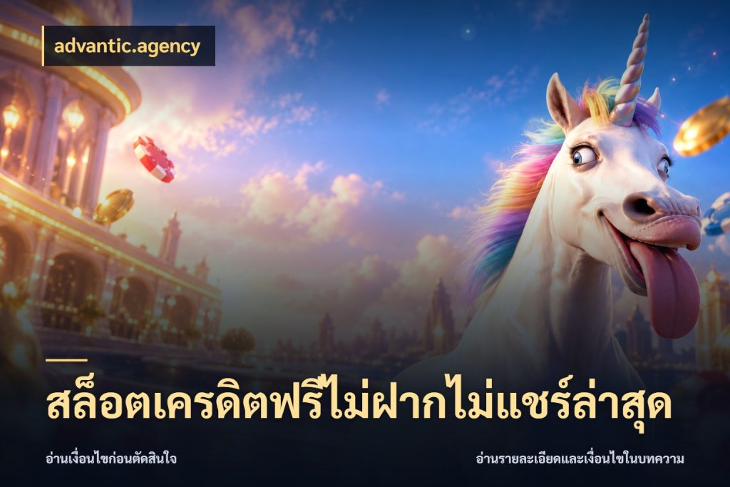 สล็อตเครดิตฟรีไม่ฝากไม่แชร์ล่าสุด advantic.agency สายโบนัสเลือกมุมเครดิตให้ตรงสไตล์