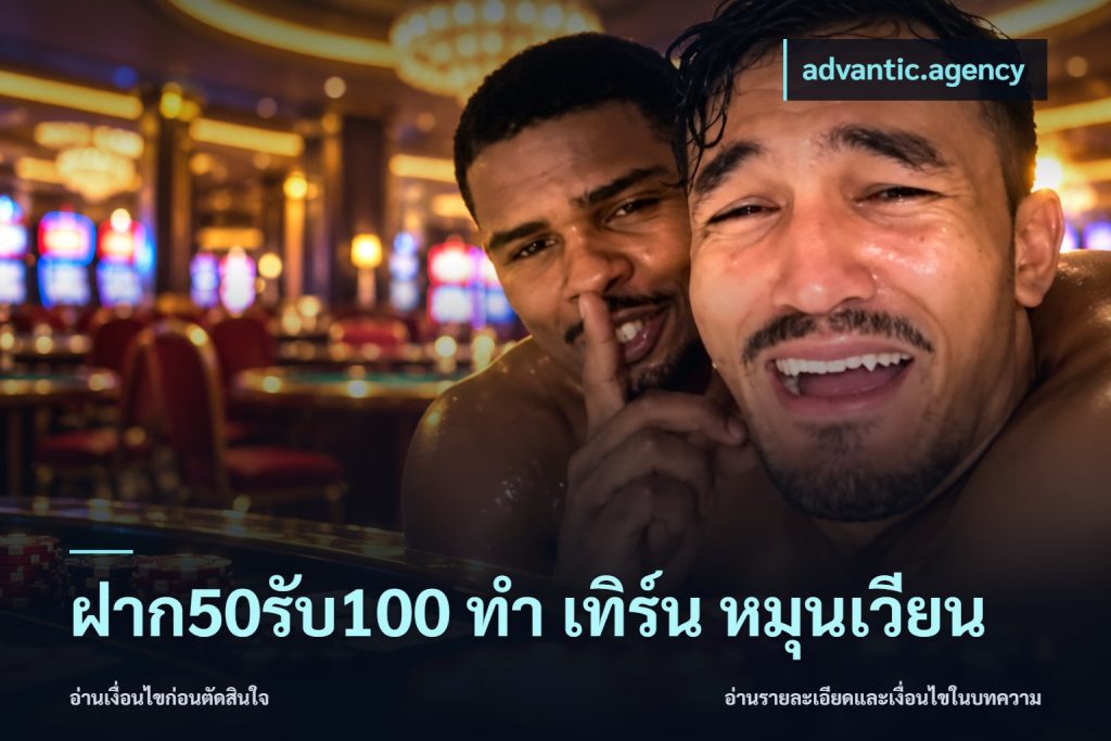 ฝาก50รับ100 ทํา เทิร์น หมุนเวียน